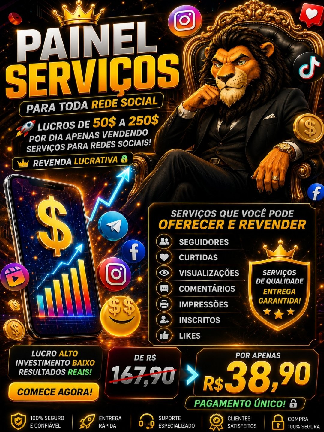 🚀 Painel Seguidores