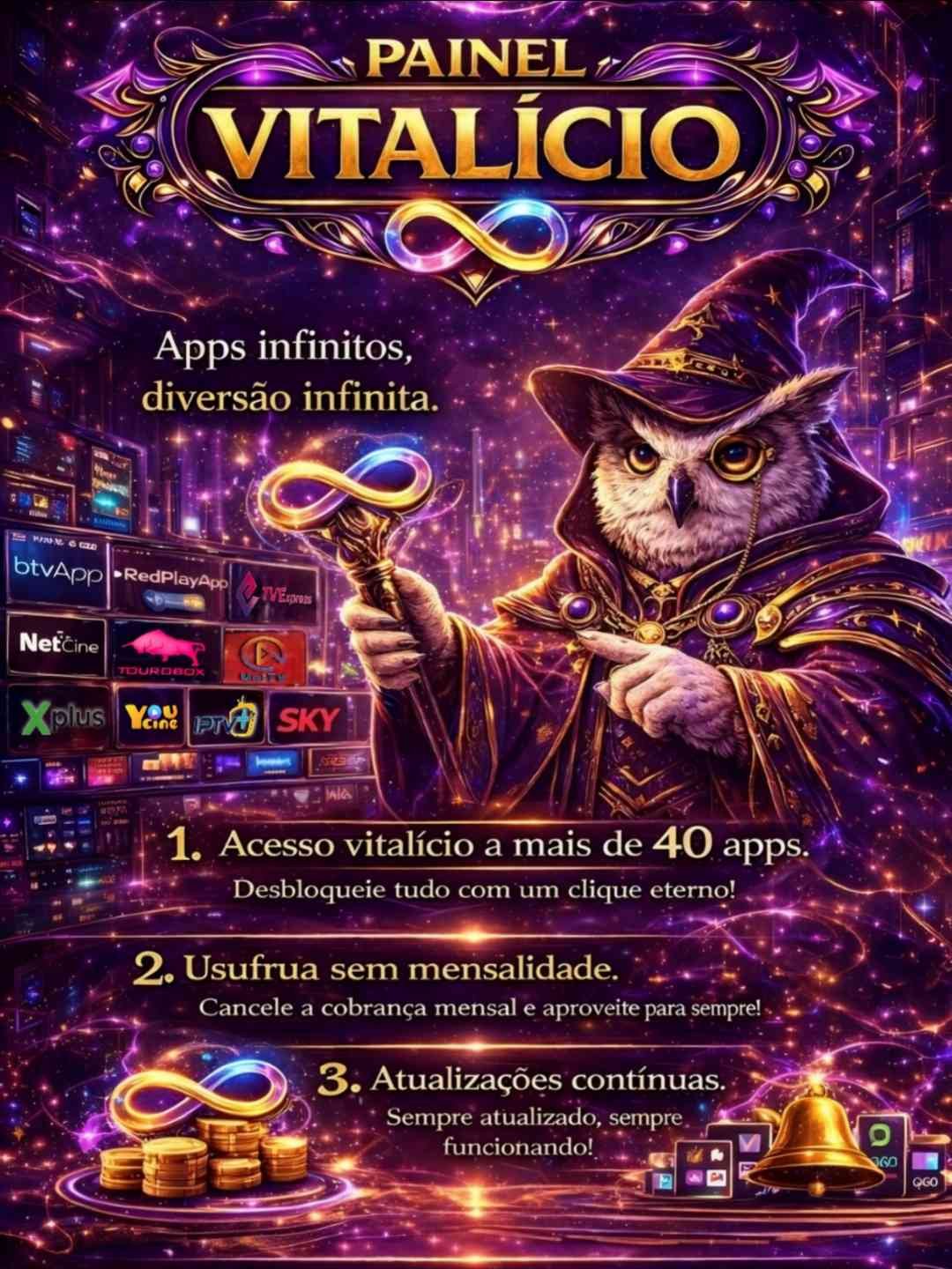 ♾️ Painel Vitalício